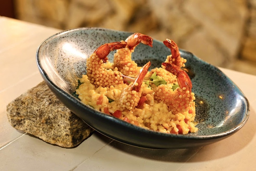 Prato da Confraria do Camarão no Restaurant Week em Brasília — Foto: Divulgação