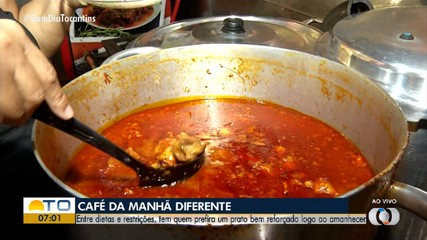 Café da manhã raiz: palmenses escolhem chambari para começar bem o dia