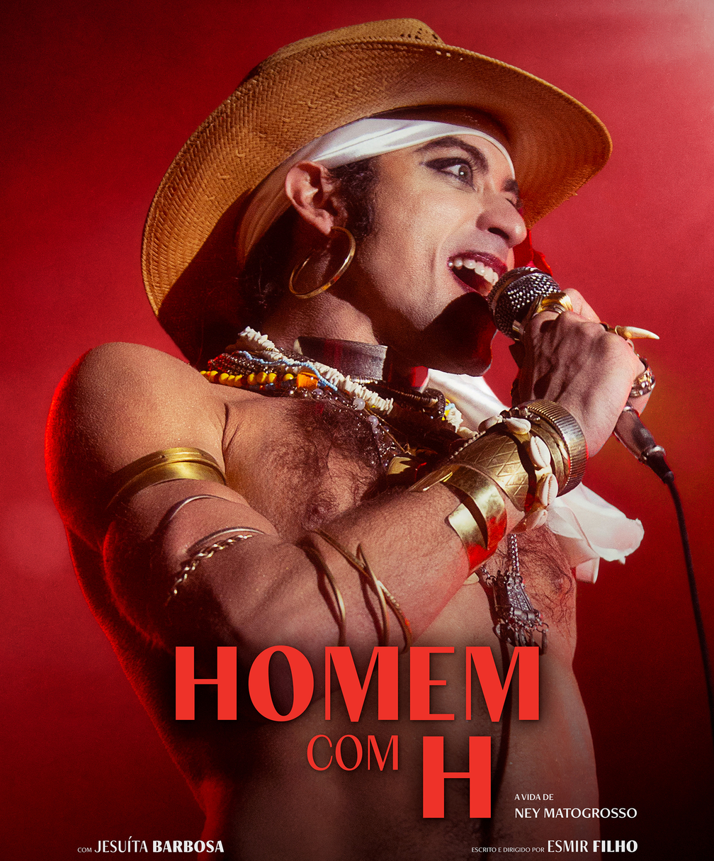 Cartaz oficial do filme ‘Homem com H’, protagonizado pelo ator Jesuíta Barbosa — Foto: Divulgação