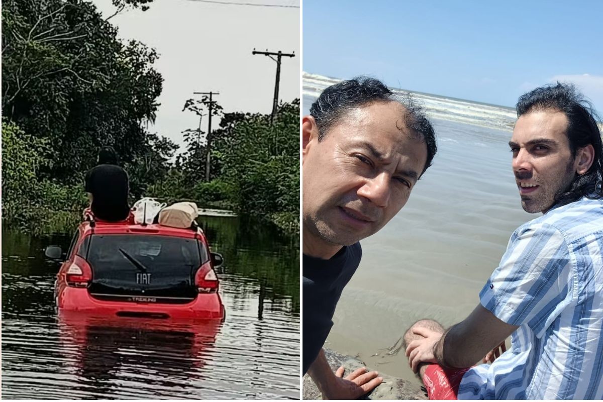 Argentino dirige por 15h para reencontrar filho achado no teto de carro durante enchente em SP