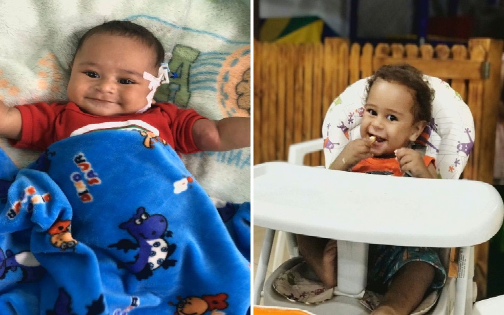 Charles Souza, de 1 ano e 3 meses — Foto: Reprodução/TV Anhanguera