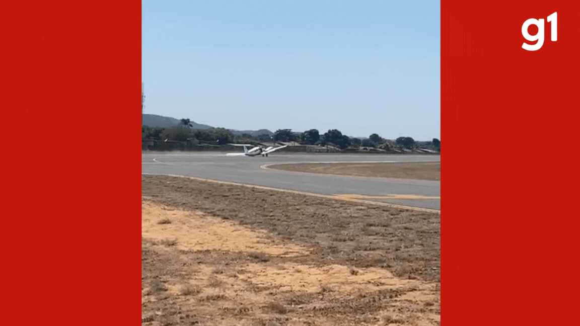 VÍDEO: passageiro registra de dentro da cabine momento em que avião com deputado de MT faz pouso forçado