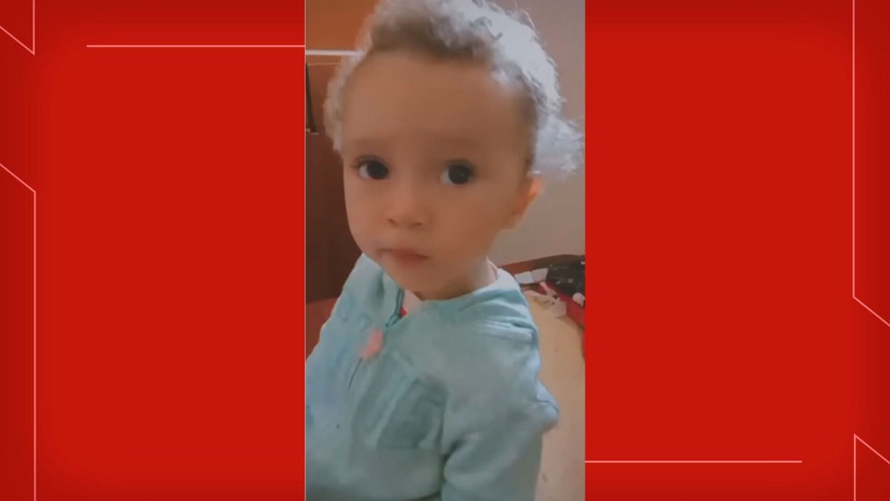 Aurora Liz, de 2 anos, morreu após ser atropelada no DF — Foto: TV Globo/Reprodução