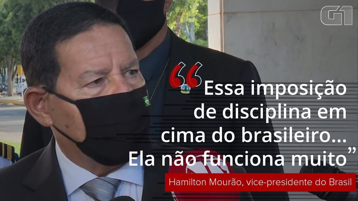 Imposição De Disciplina No Brasil Não Funciona Diz Mourão Sobre Lockdown Para Combater 