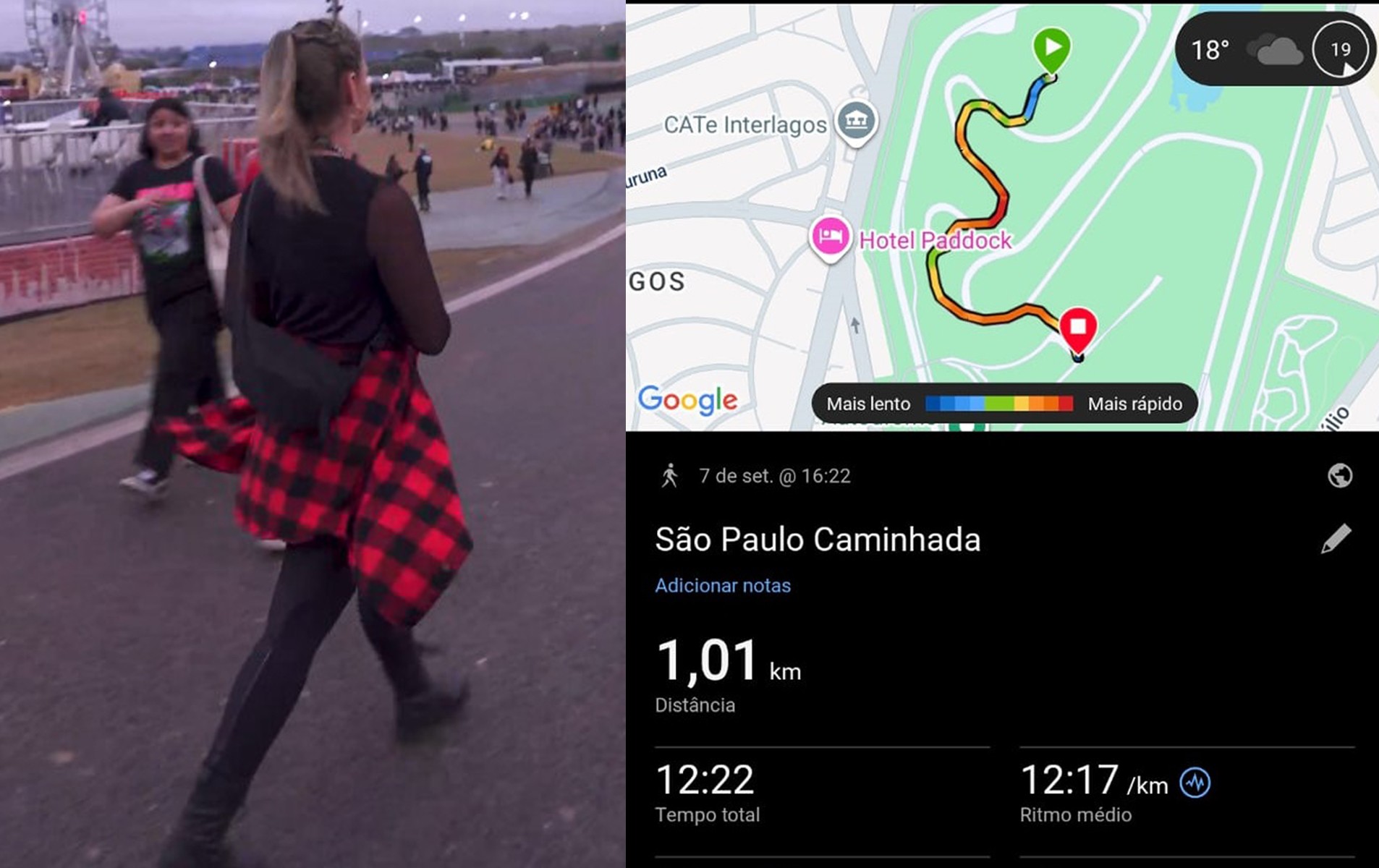 Doze minutos, 1 km, 1300 passos… qual é a distância entre os palcos principais do The Town
