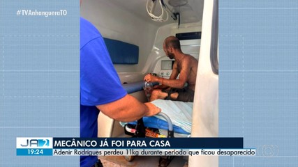 Mecânico que ficou 21 dias desaparecido recebe alta do hospital