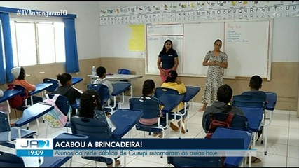 Alunos voltam às salas de aula da rede municipal de Gurupi; saiba mais