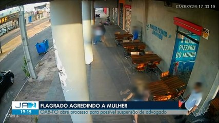OAB-TO abre processo para possível suspensão de advogado que agrediu mulher