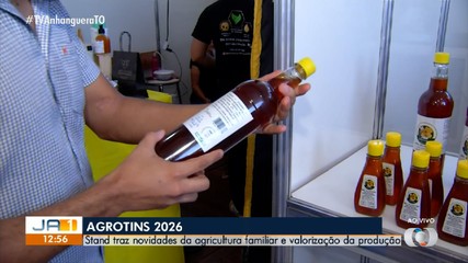 Agricultura familiar ganha destaque em stand da Agrotins 2026