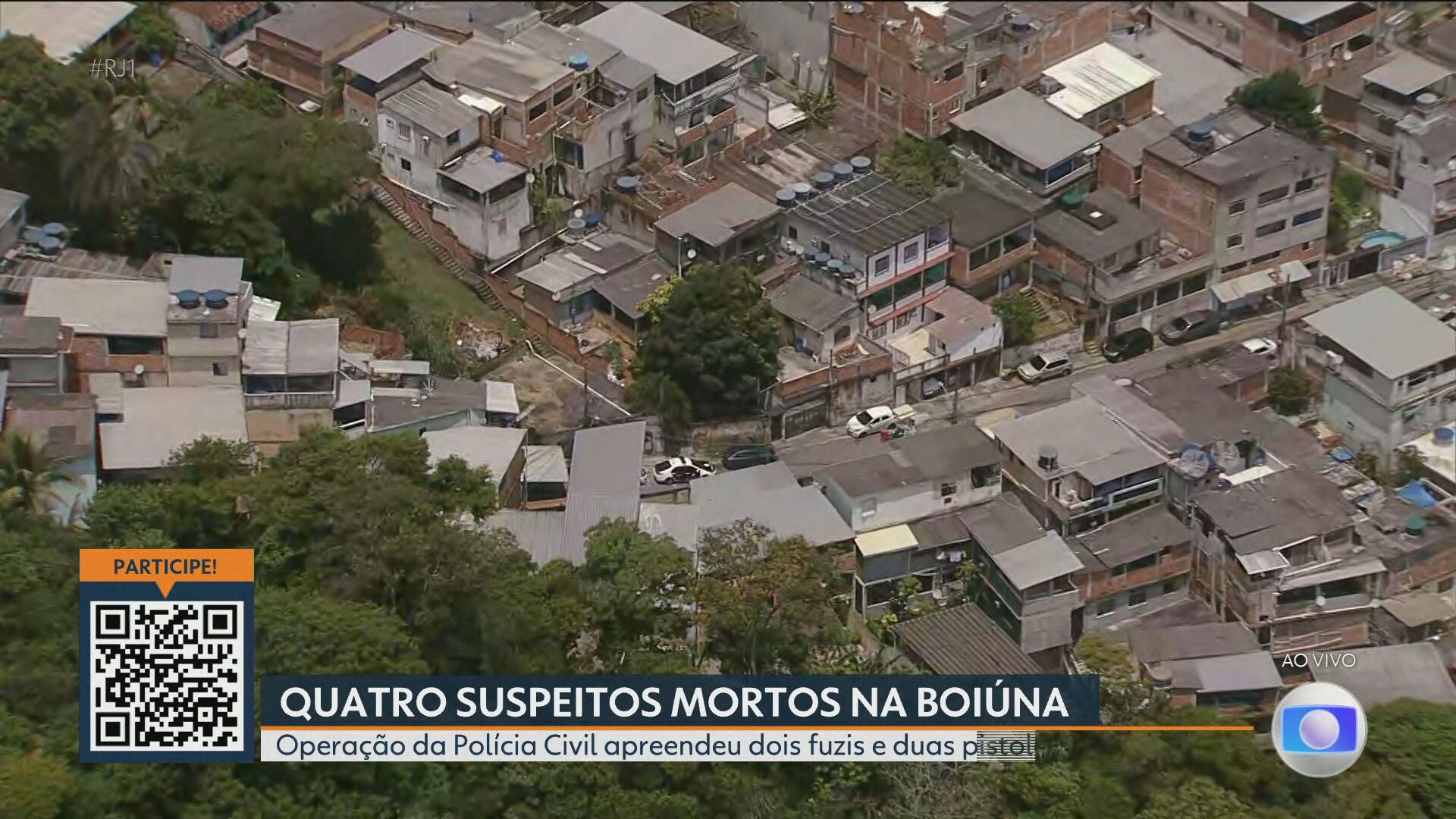 Operação da Polícia Civil deixa 4 mortos na região da Boiúna, na Zona Oeste do Rio