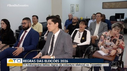 TV Anhanguera define regras de cobertura eleitoral no Tocantins