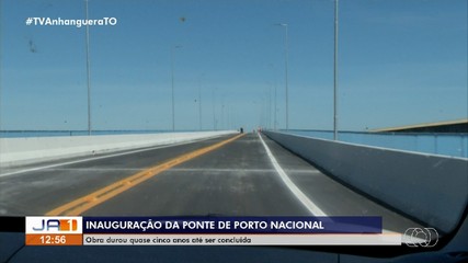 Ponte de Porto Nacional vai ser inaugurada nesta sexta-feira (14)