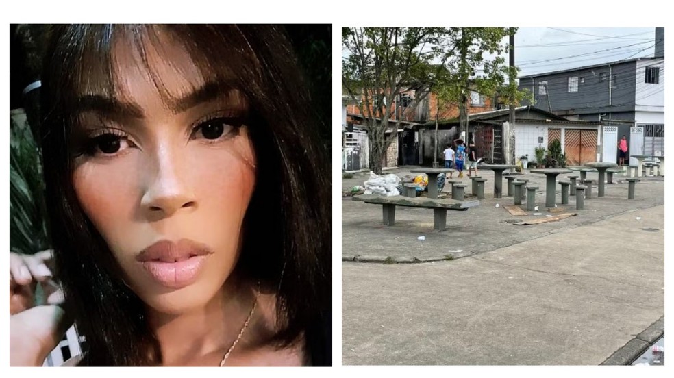 Mãe de seis filhos, Edneia Fernandes Silva foi  morta por tiro de PM em uma praça de Santos durante Operação Verão — Foto: Reprodução