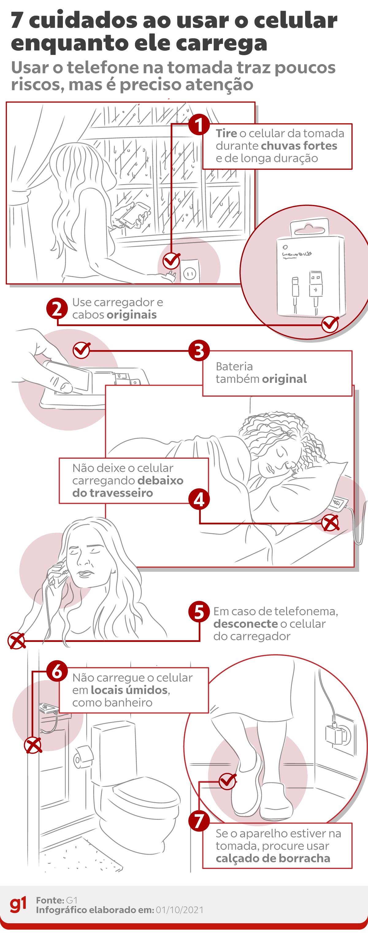 Usar o celular enquanto carrega é perigoso? Veja em quais situações é preciso ter cuidado