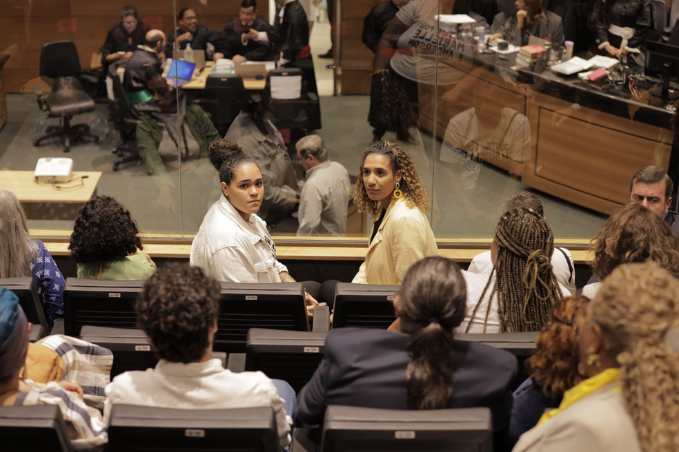 Luyara Franco e Anielle Franco, filha e irmã de Marielle Franco — Foto: Divulgação/Instituto Marielle Franco