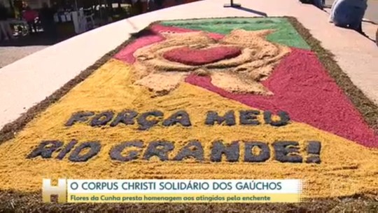 Corpus Christi especial Flores da Cunha, na serra gaúcha - Programa: Jornal Hoje 