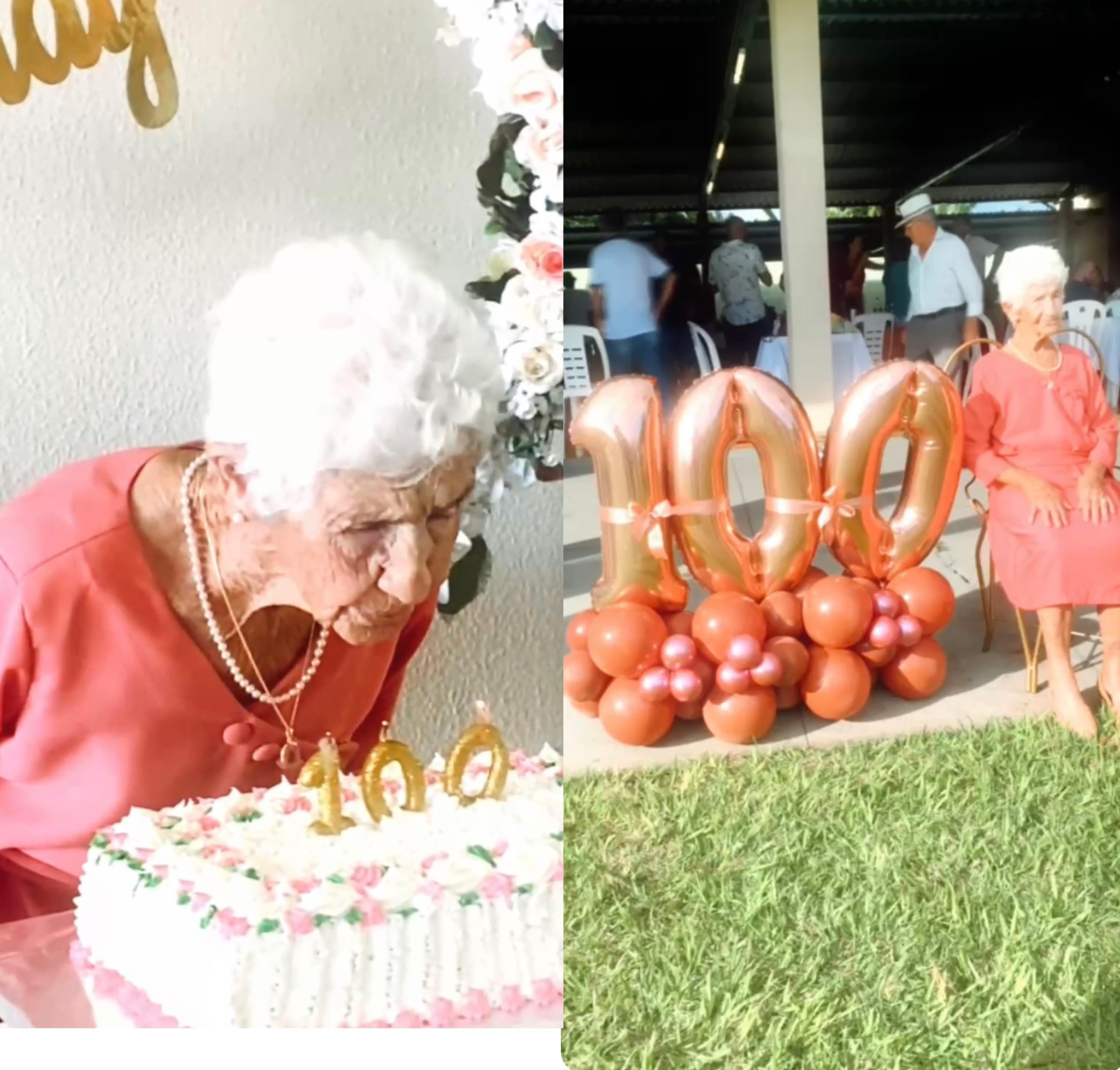 Com 9 filhos, 22 netos, 22 bisnetos e 4 tataranetos, idosa celebra 100 anos em MS: 'a vida é muito boa'