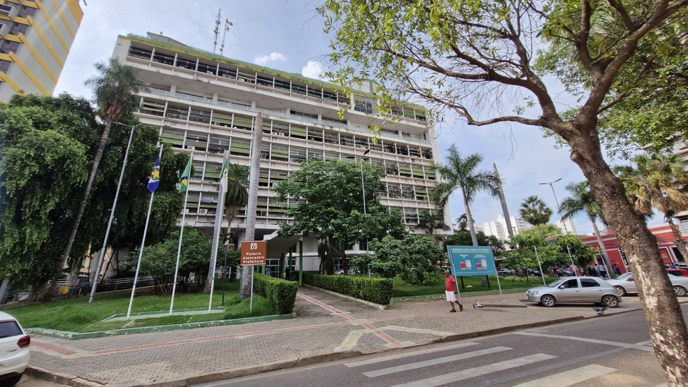 Palácio Alencastro Prefeitura de Cuiabá — Foto: Jardes Johnson/g1