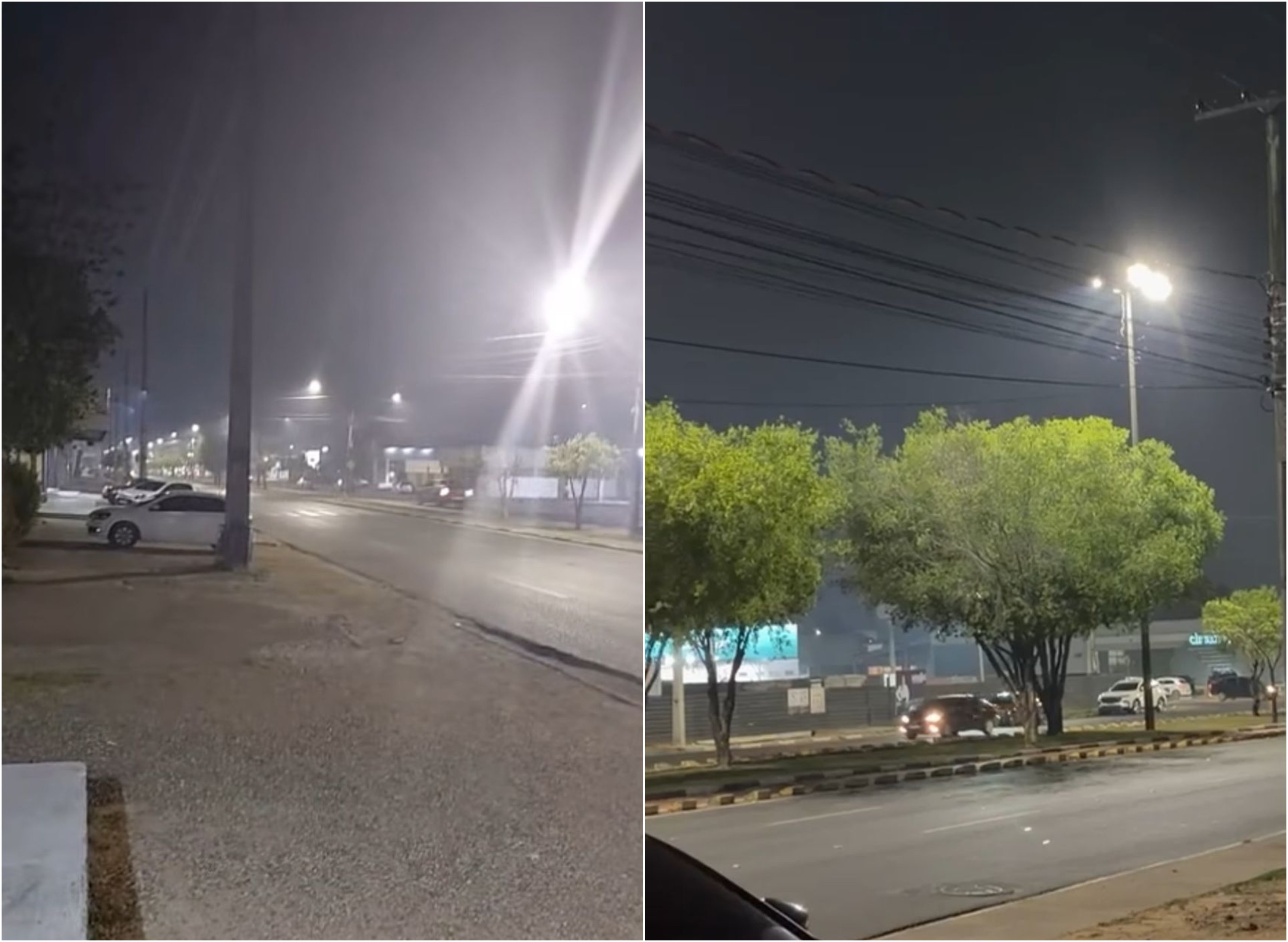 Fumaça se espalha por ruas de Boa Vista 