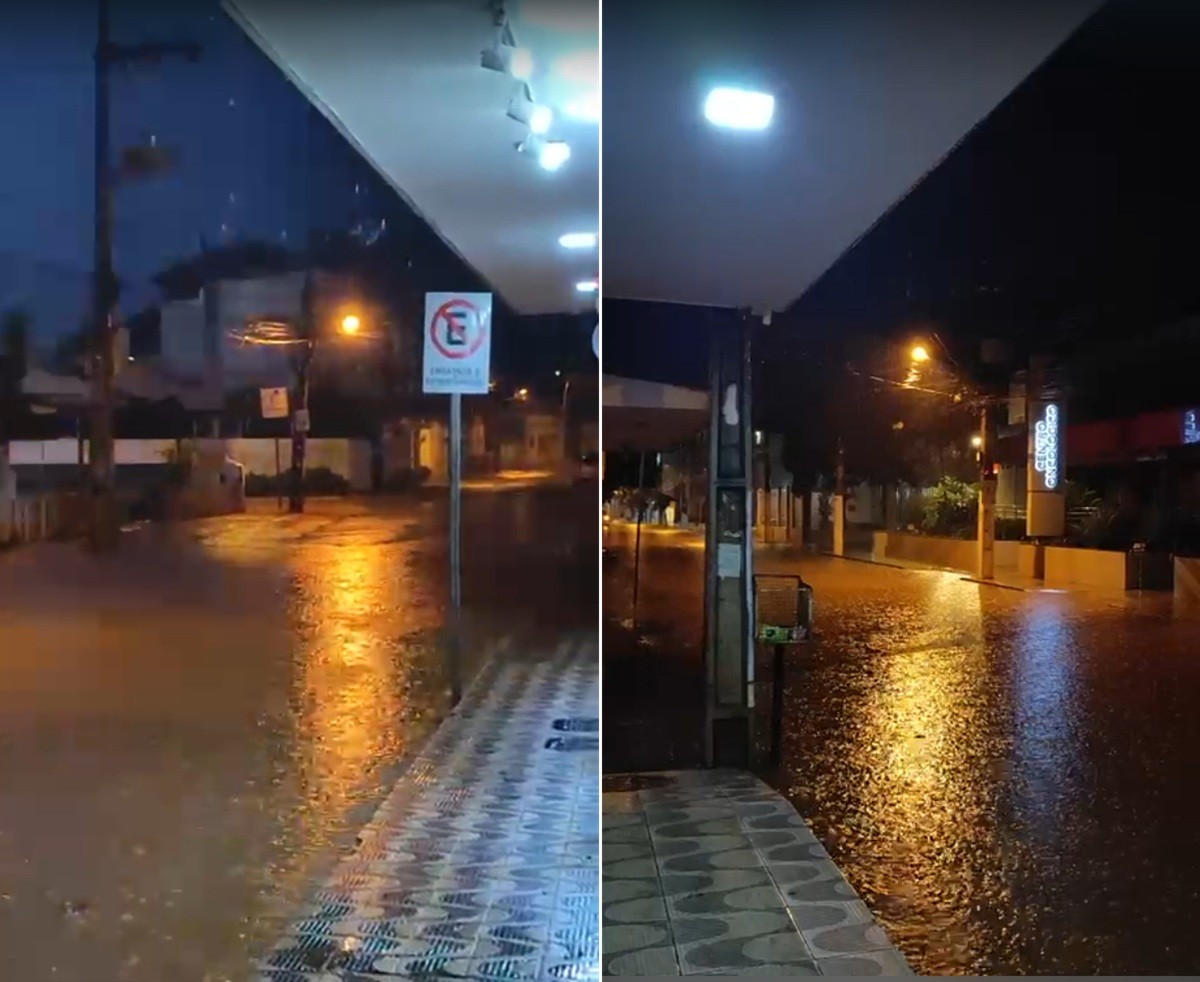 Chuva forte volta a atingir cidades do Noroeste Fluminense na noite desta sexta-feira