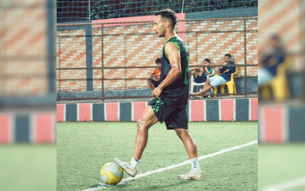 O jogador de futebol Glaudo Alves morreu após um acidente na GO-139 — Foto: Reprodução/Redes Sociais