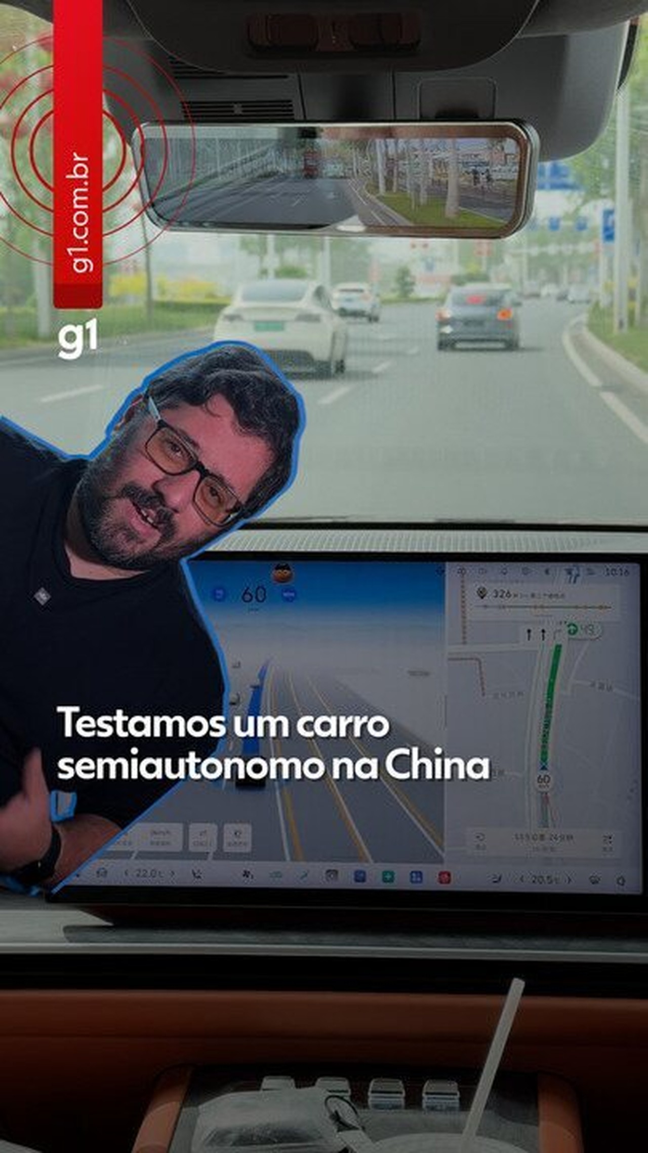 Salão de Pequim: carros chineses já dirigem quase sozinhos nas cidades; g1 testou como funciona