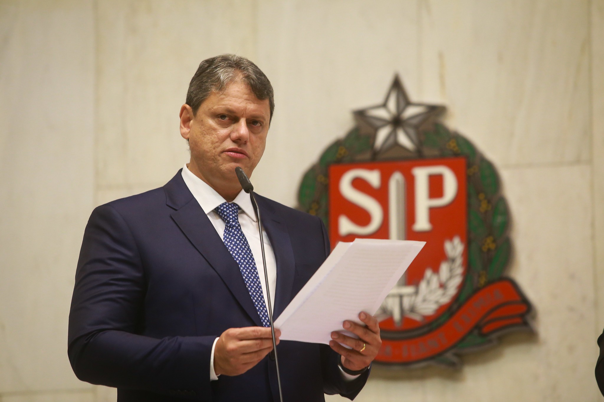 Tarcísio terá 65 dos 94 deputados da Alesp em sua base de apoio