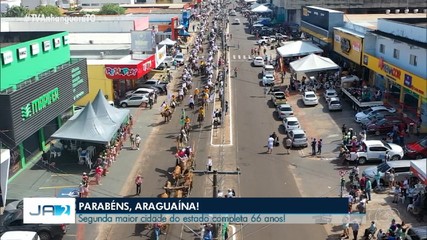 Araguaína, a 2º maior cidade do Tocantins, comemora 66 anos