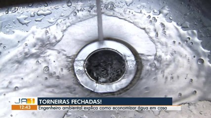 Engenheiro ambiental explica como economizar água em casa