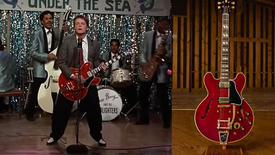 Michael J. Fox pede ajuda para encontrar guitarra perdida de 'De Volta para o Futuro' - Instrumento desapareceu após o término da produção. A empresa Gibson planeja um documentário sobre a busca da guitarra.