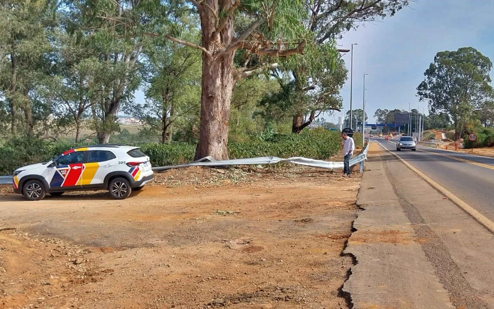 Justiça determina que acesso próximo a pedágio na MGC-491 seja novamente fechado em Muzambinho, MG