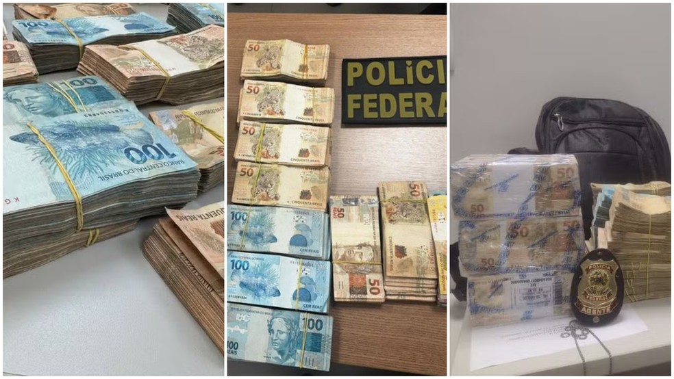 Apreensões de dinheiro vivo no Ceará totalizaram R$ 1,6 milhão às vésperas das eleições municipais de 2024 — Foto: Polícia Federal