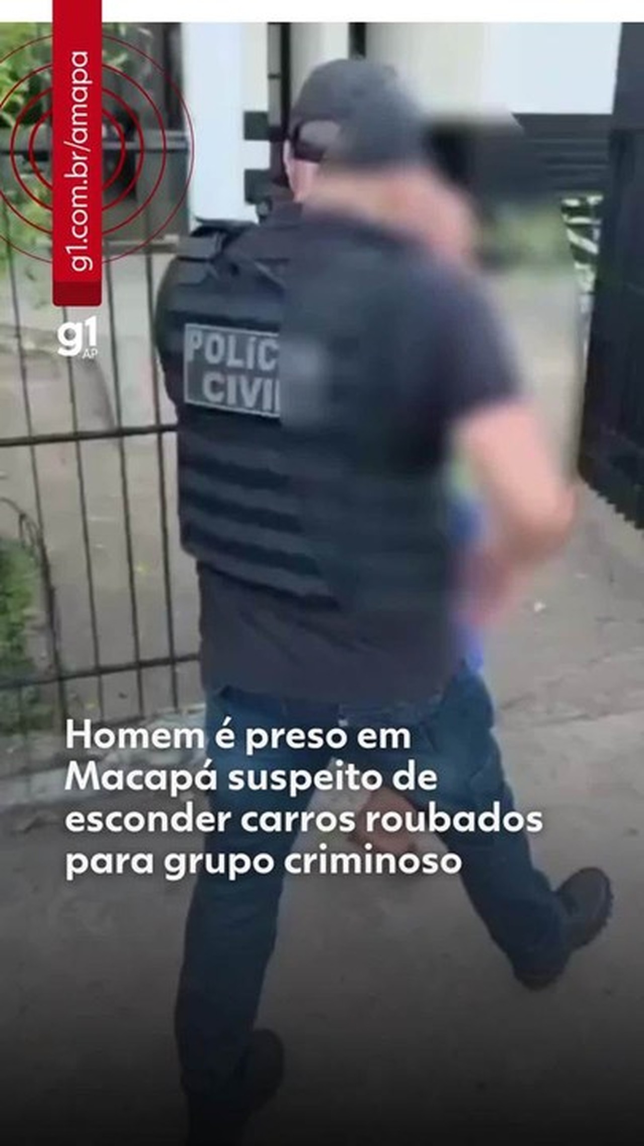 Homem é preso em Macapá suspeito de esconder carros roubados para grupo criminoso