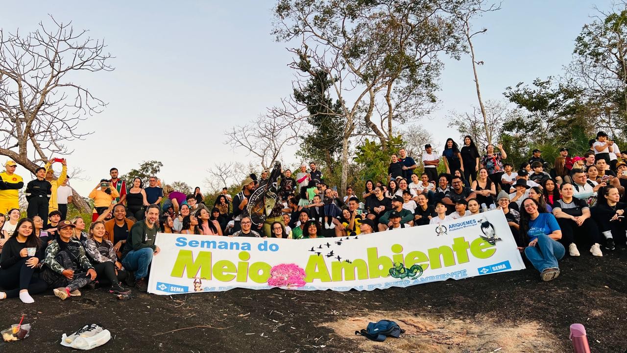 Semana do Meio Ambiente em Ariquemes é marcada por palestras, trilha e limpeza