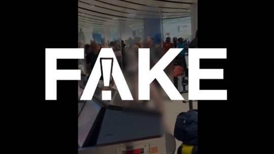 É #FAKE que vídeo de mulher nua em aeroporto seja um protesto no Brasil e tenha relação com preço das passagens aéreas