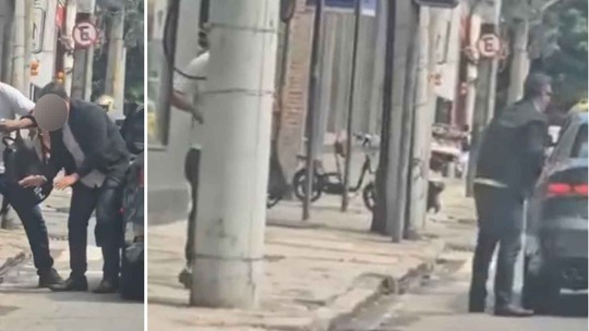 Novas imagens mostram policial federal assaltado em Botafogo atirando em bandido em fuga