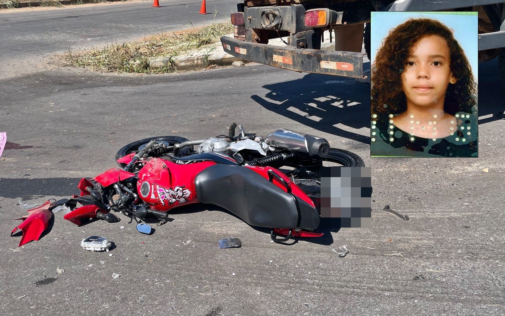 Adolescente de 17 anos morre após motociclista tentar ultrapassar caminhão pela direita em Campo Belo