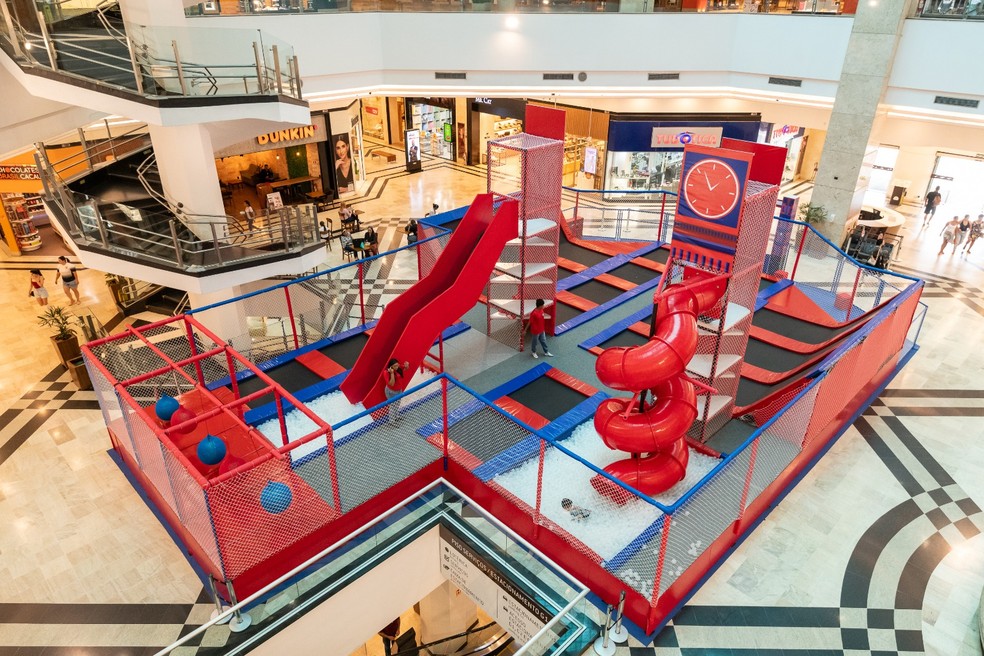 London Jump no Pátio Brasil Shopping — Foto: Telmo Ximenes