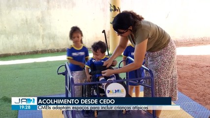 CMEIs adaptam espaços para incluir crianças atípicas