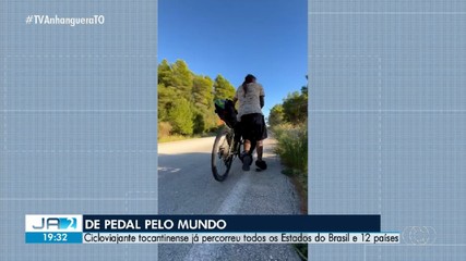 Viajante do Tocantins viaja por diversos países de bicicleta