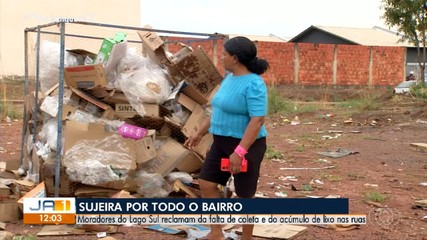 Quantidade de lixo espalhado pelo Lago Sul gera reclamações dos moradores do setor