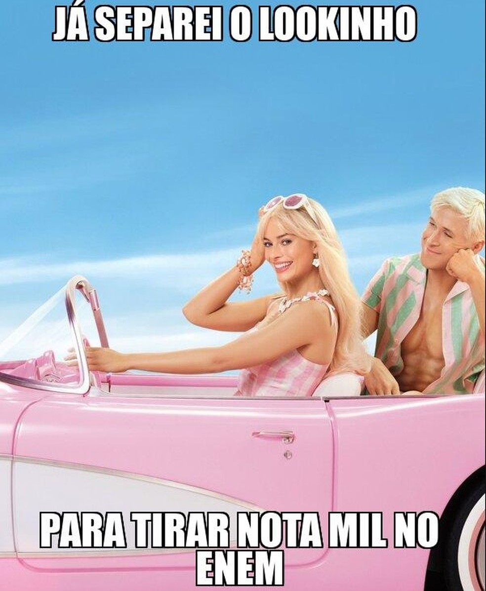 Margot Robbie e Ryan Gosling estrelam filme da Barbie — Foto: Divulgação