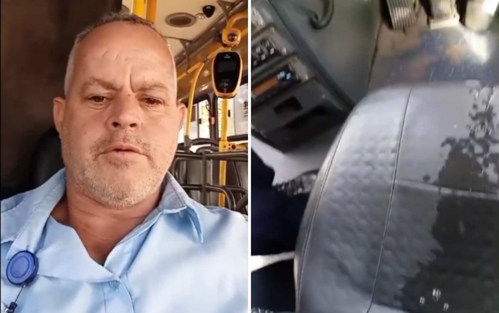 Motorista de ônibus conta que foi impedido de usar banheiro e urinou na roupa após viagem de 3 horas 