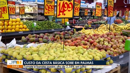 Tomate e banana elevam valor da cesta básica, aponta pesquisa