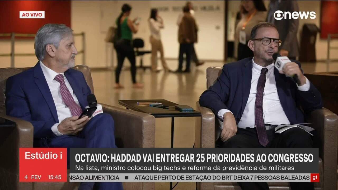 Haddad vai entregar 25 prioridades ao Congresso; lista tem regulação das big techs e previdência de militares