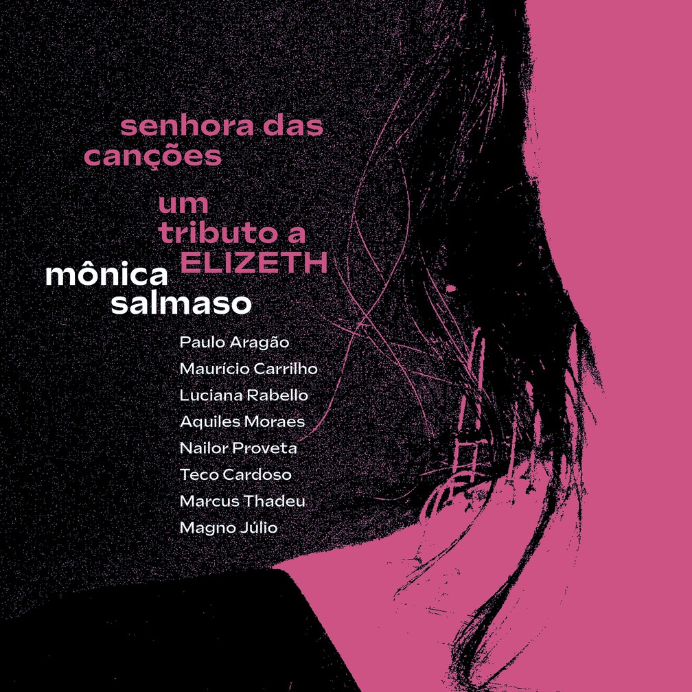 Capa do álbum 'Senhora das canções – Um tributo a Elizeth' — Foto: Arte gráfica de Ruth Freihof