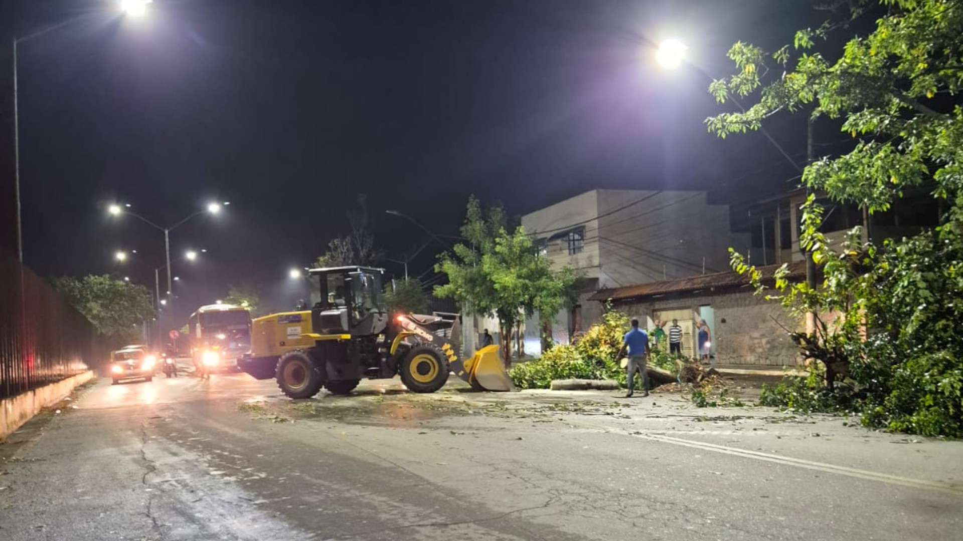 Após temporal, equipes seguem trabalho para remover árvores e reduzir riscos em Governador Valadares