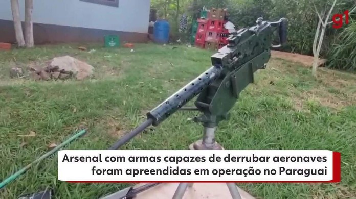 Paranaense ligado ao tráfico de armas para facções do RJ e SP é preso no  Paraguai; arma capaz de derrubar aeronaves foi apreendida | Oeste e  Sudoeste | G1