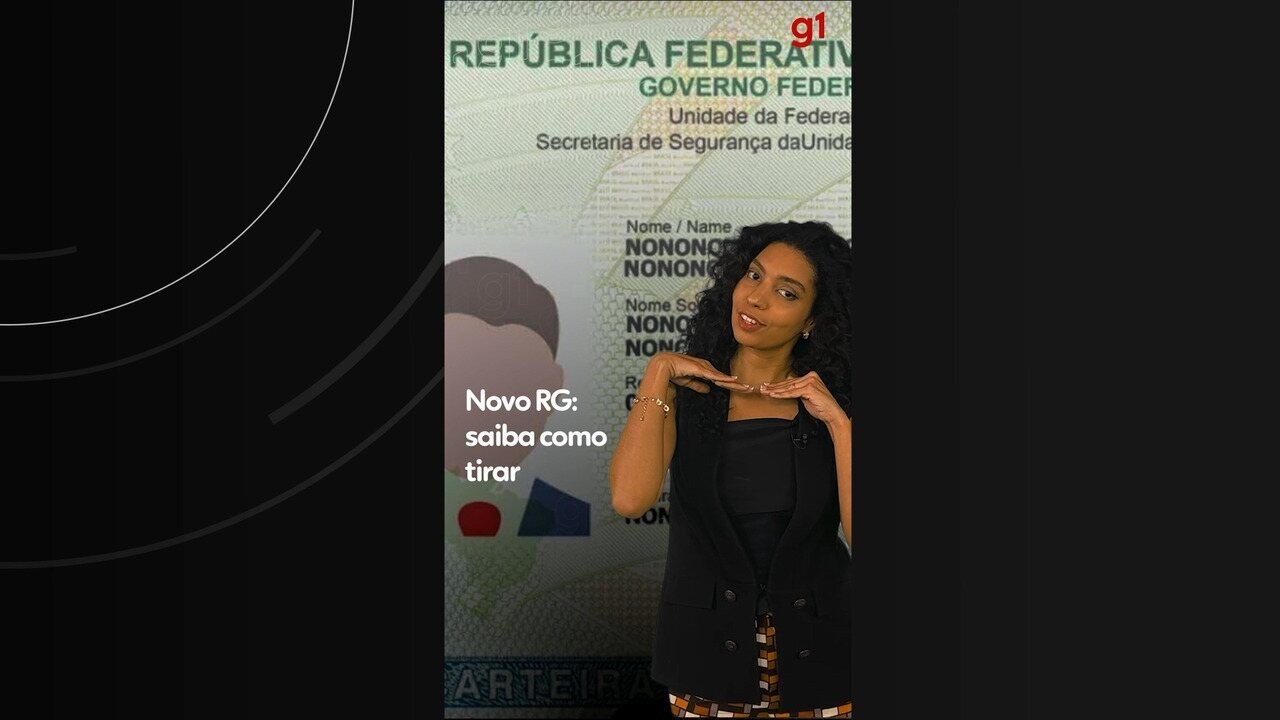 Novo RG: você sabia que documento pode ser emitido em cartão plástico ...