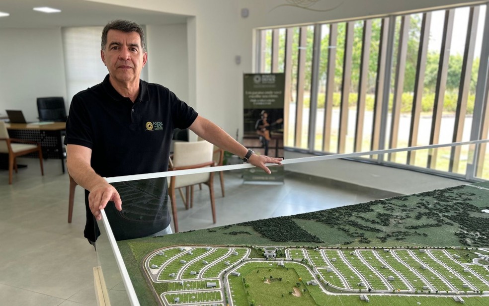 Ediberto Maranhão, corretor de imóveis há 20 anos, em Goiânia, Goiás — Foto: Michel Gomes/g1 Goiás